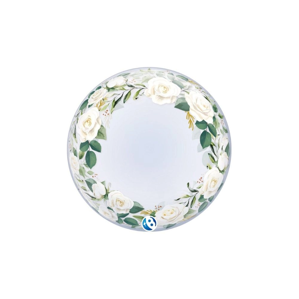 Palloncino Deco Bubble Wedding Floral Takara 24"-(61cm), 1pz.