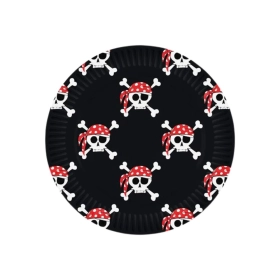 Piatti Piccoli Pirata per Dolce e Snack 18cm - 8pz