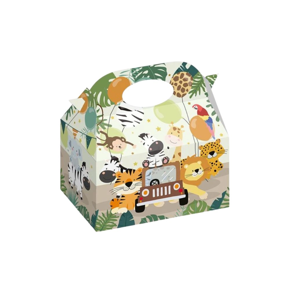 Scatoline Regalo Safari Fine Festa per Bambini - 12pz