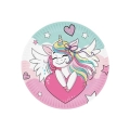 Piatti 18cm Unicorno Mix Fantasy per Torta e Dolciumi