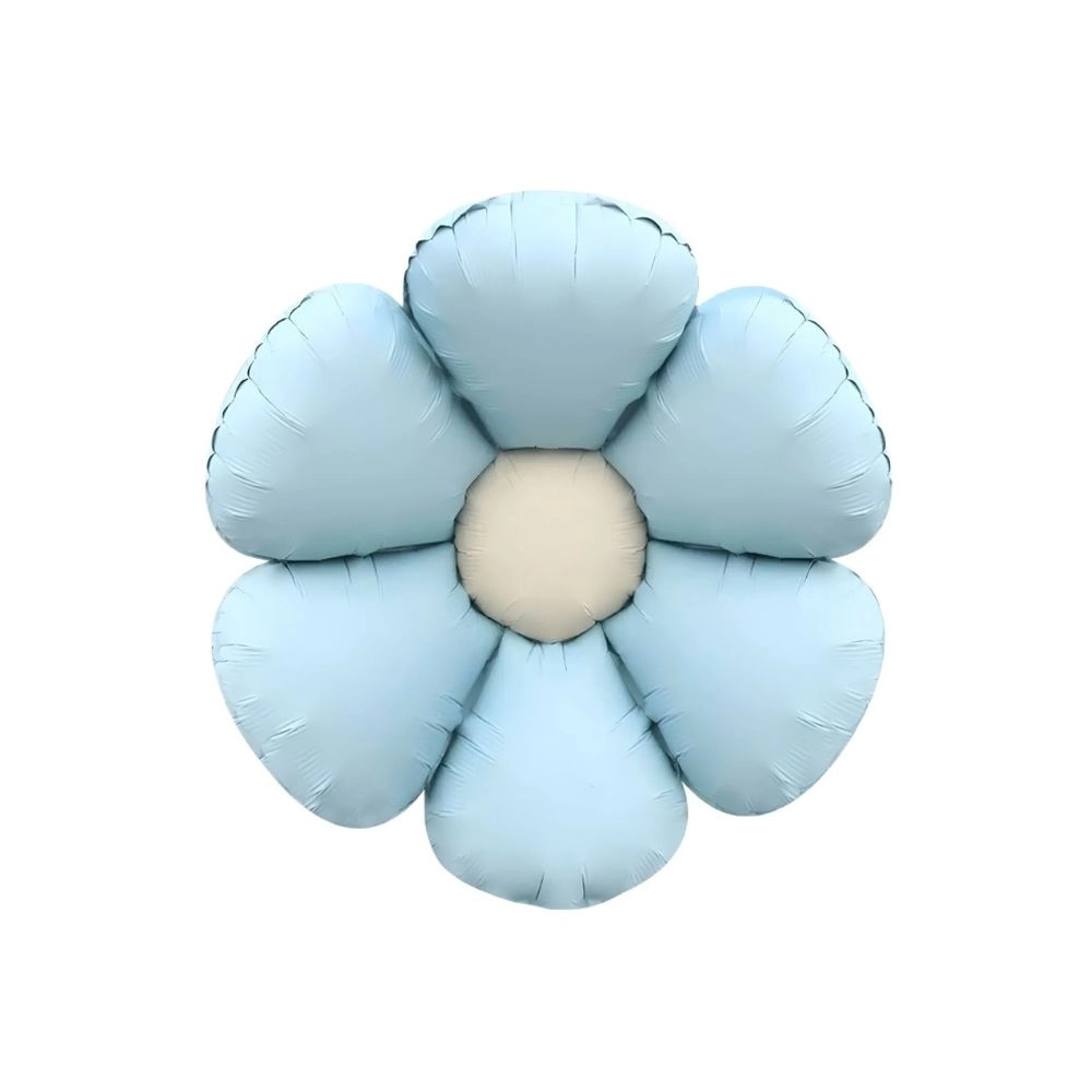 Palloncino Mylar Margherita Celeste Satinato SuperShape 30" 1pz