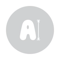 Lettere Argento Mini 14''-35cm