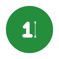 Numeri Verdi micro 7''-17cm